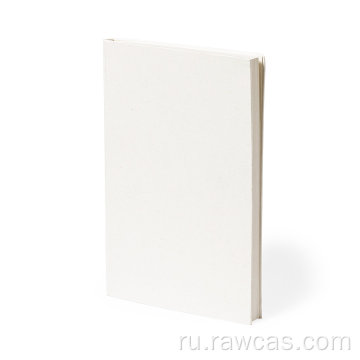 Записная книжка с белой молочной бумагой переработана